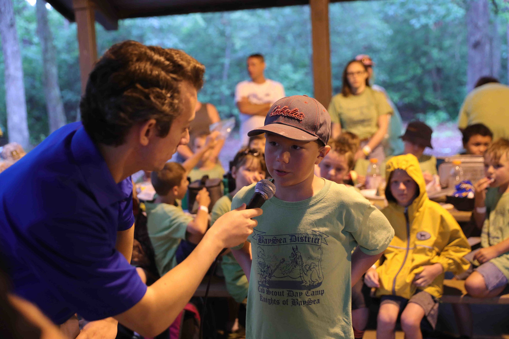 Joe Martucci conducted a safety and weather for Boy Scout troops